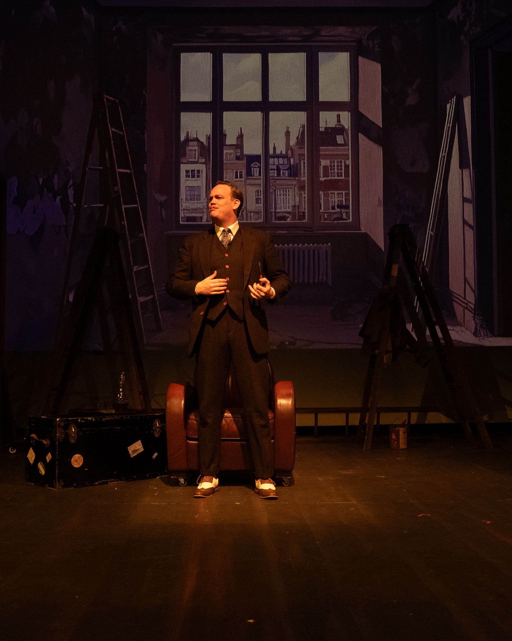 Stage production and projection design photograph