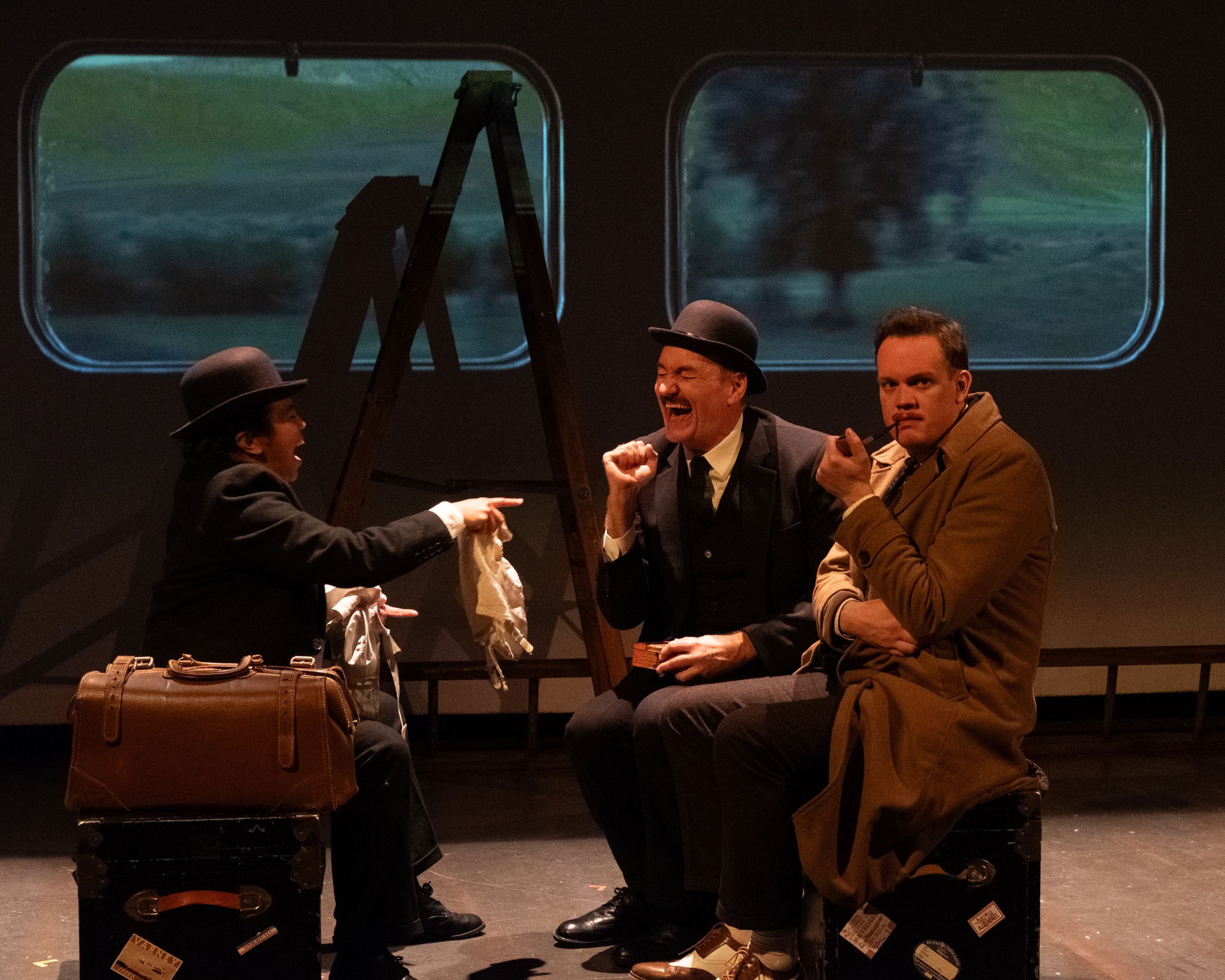 Stage production and projection design photograph