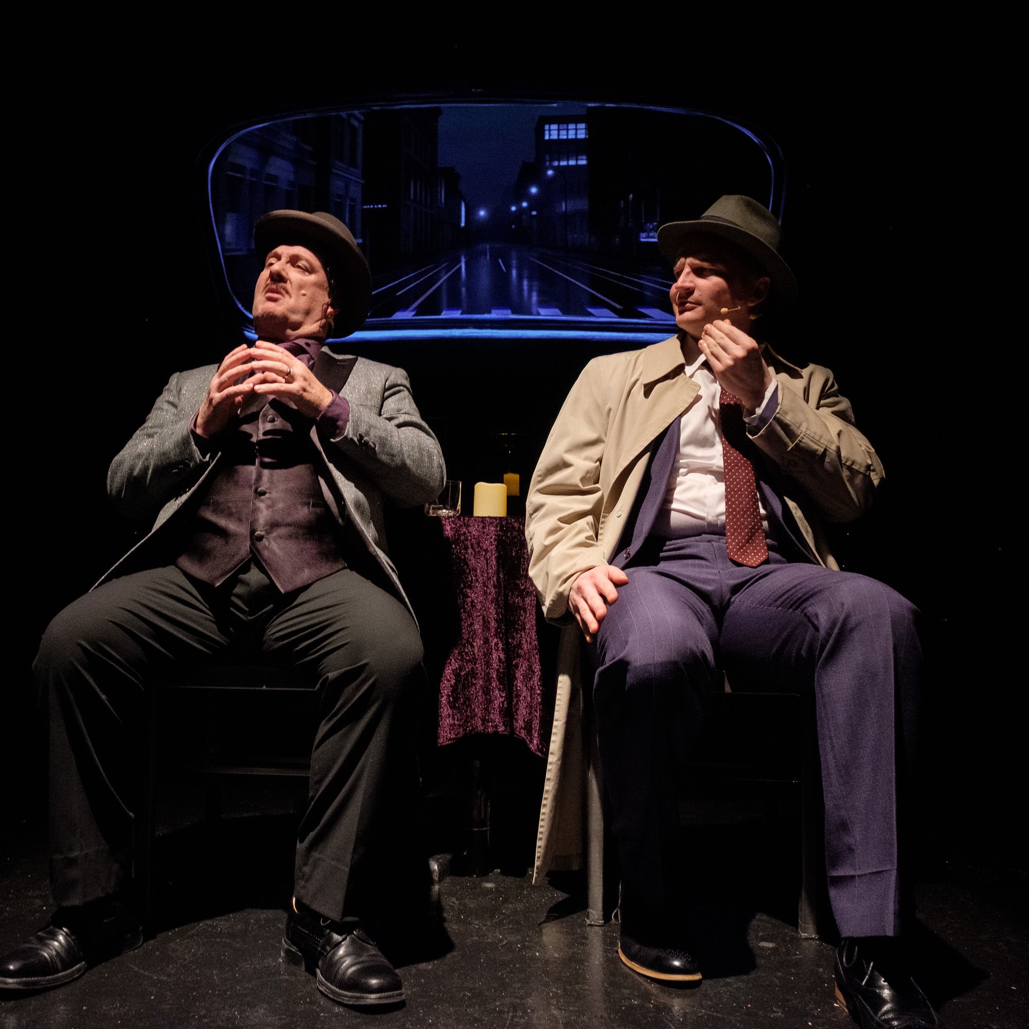 Stage production and projection design photograph