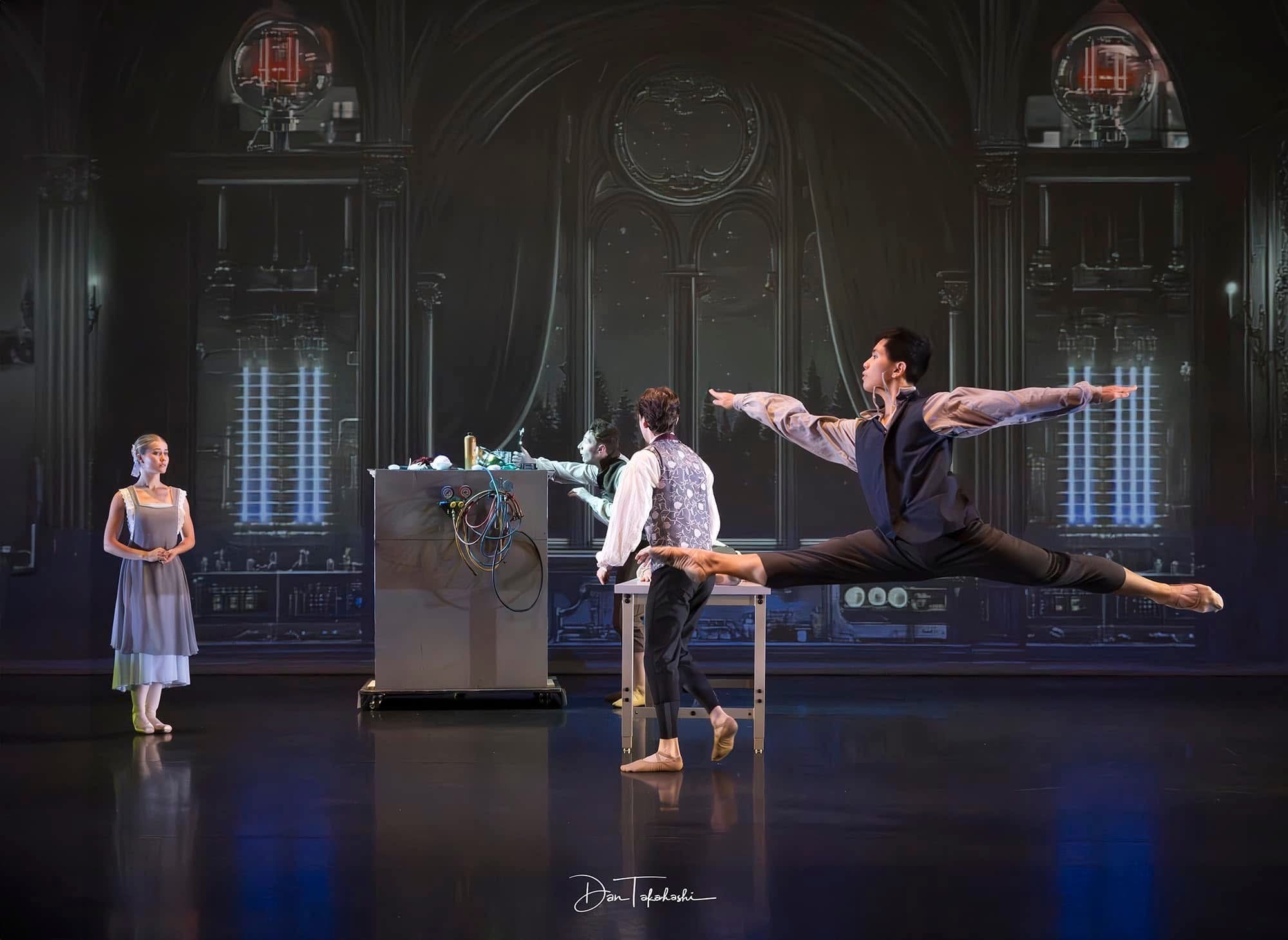 Stage production and projection design photograph